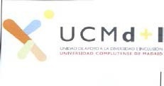 logo UCMD+I UNIDAD E INCLUSION UNIVERSIDAD COMPLUTENSE DE MADRID